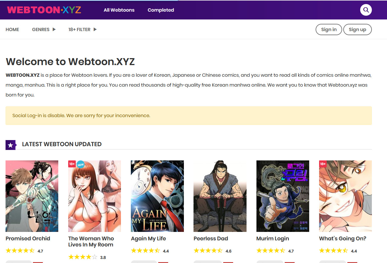 Webtoon.XYZ ，韩国漫画线上免费看-要佳软，一等好软件聚集地