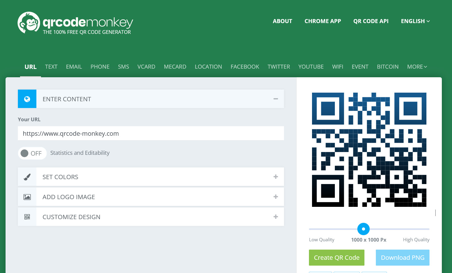 QRCode Monkey，完全免费功能强大的二维码生成器-要福利，就在第一福利！