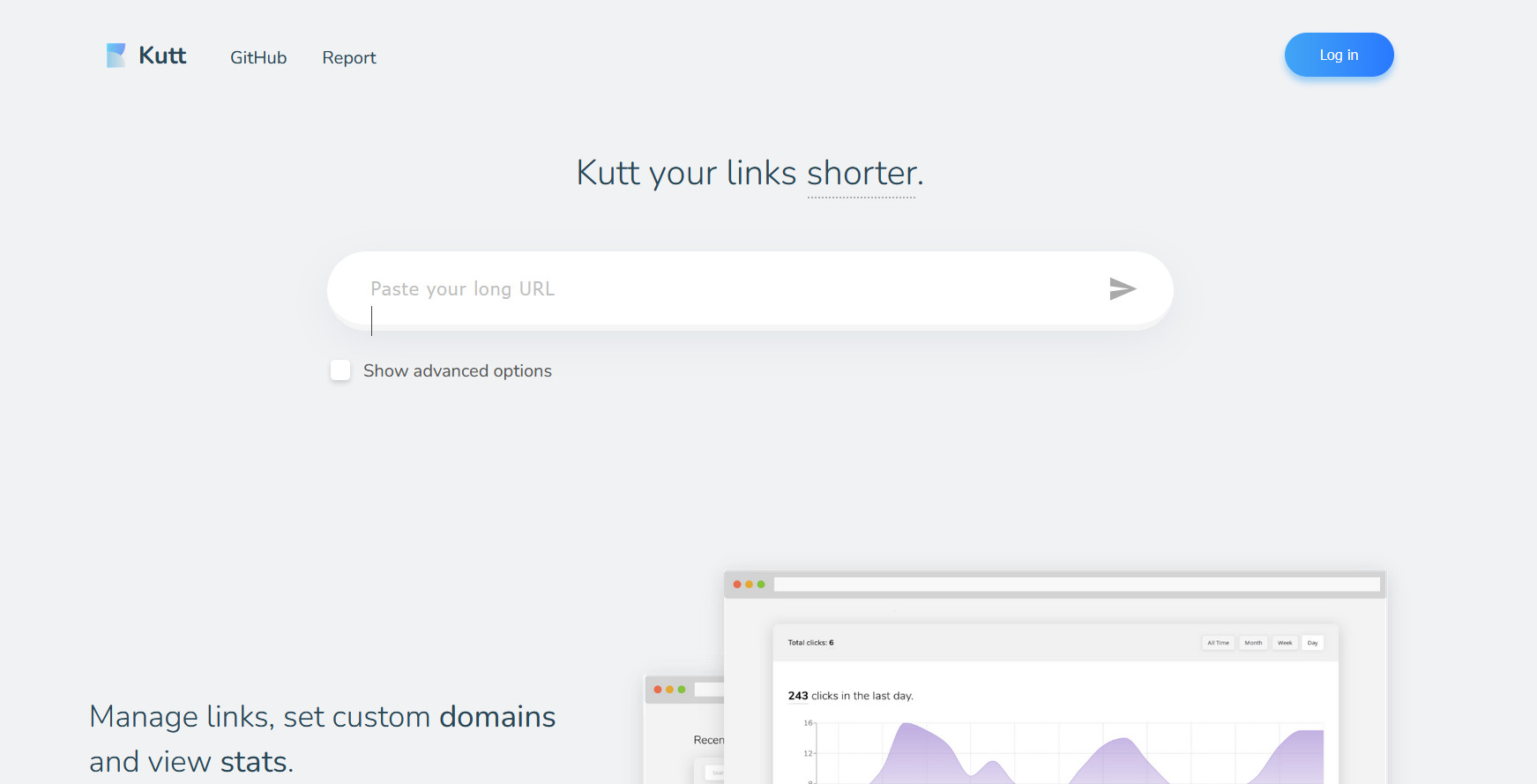 Kutt，开源、美观、功能强大的URL缩短程序