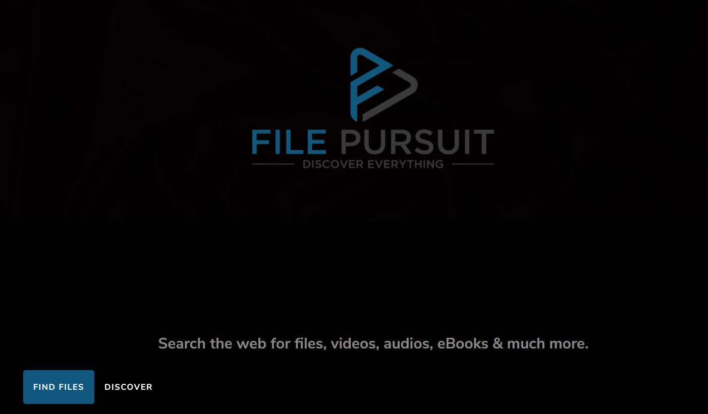 FilePursuit，神级免费资源搜索引擎