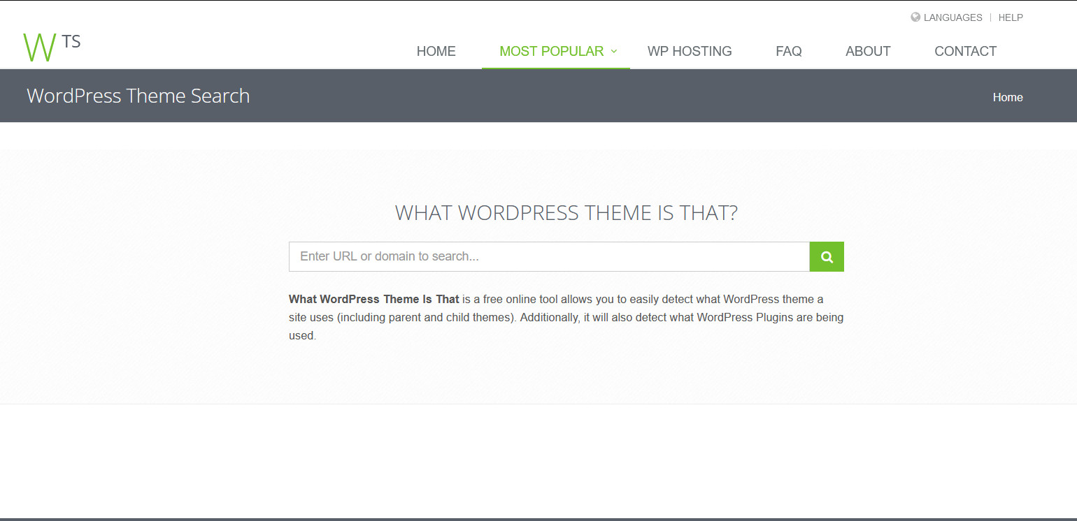 WordPress Theme Search，获取网站使用WordPress主题和插件-要福利，就在第一福利！