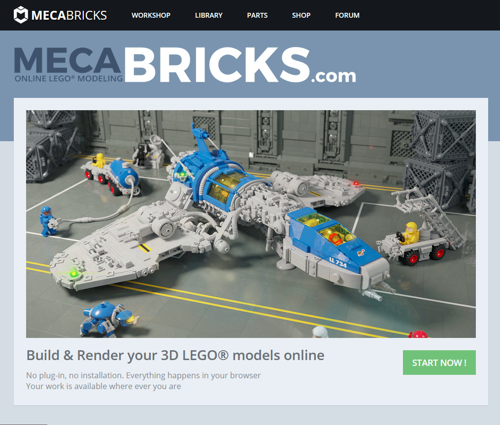 Mecabricks，在线搭建3D乐高积木-要福利，就在第一福利！