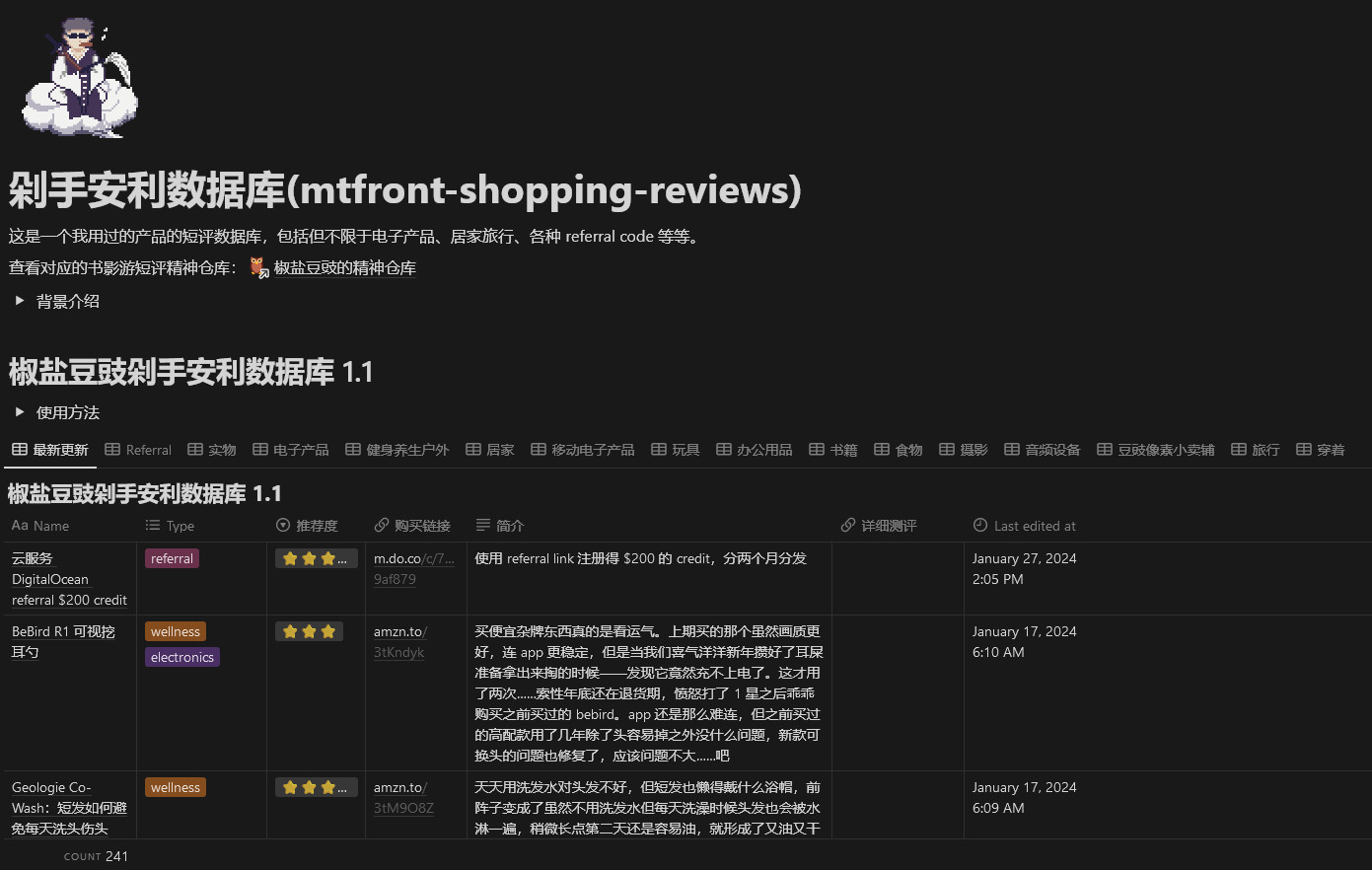 剁手安利数据库(mtfront-shopping-reviews)-要佳软，一等好软件聚集地