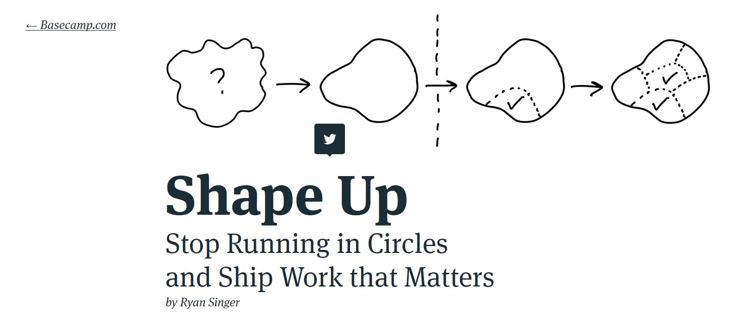 Shape Up  Stop Running in Circles and Ship Work that Matters-要佳软，一等好软件聚集地
