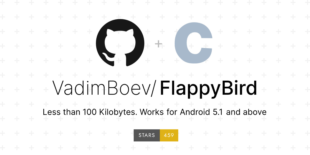 FlappyBird ，开源Android版 Flappy Bird ，文件只有100K