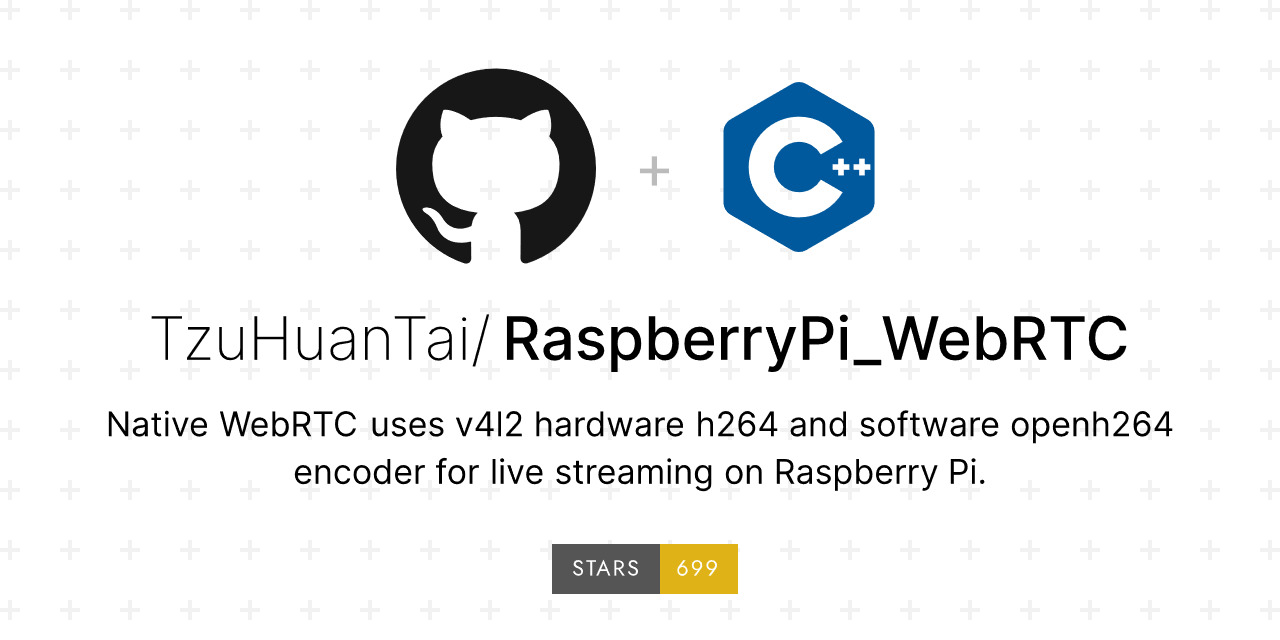 RaspberryPi_WebRTC，将树莓派变成一个低延迟的家庭安全摄像头