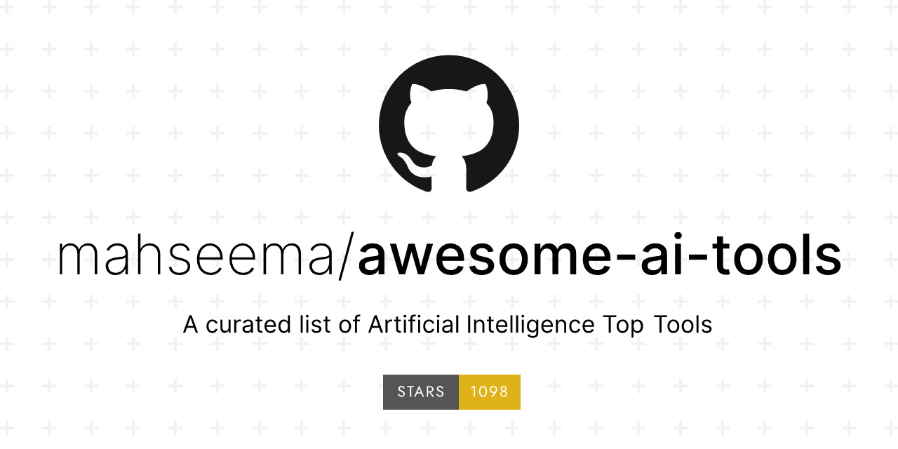 Awesome AI Tools，各种不错的AI工具大搜罗