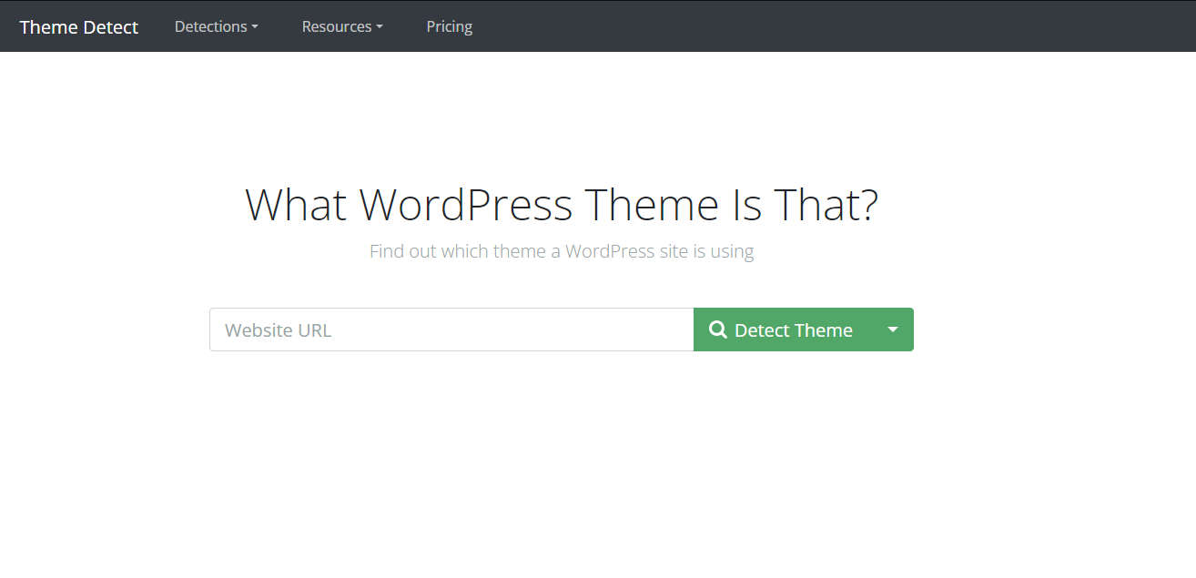 WordPress Theme Detect，WordPress所使用主题检测工具