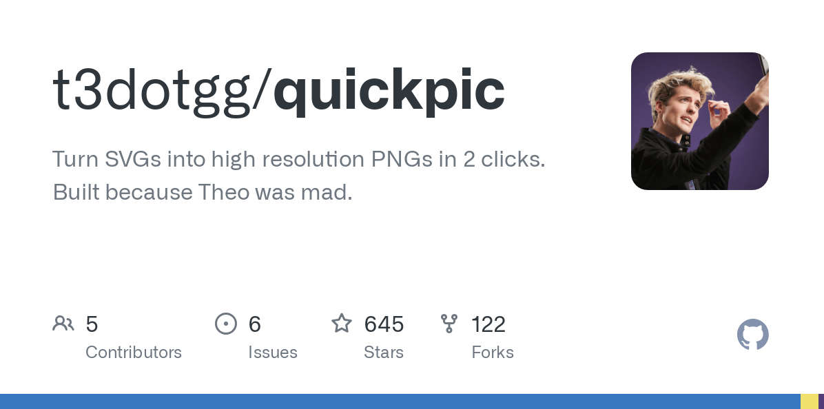 QuickPic，将 SVG 转换为高分辨率 PNG工具